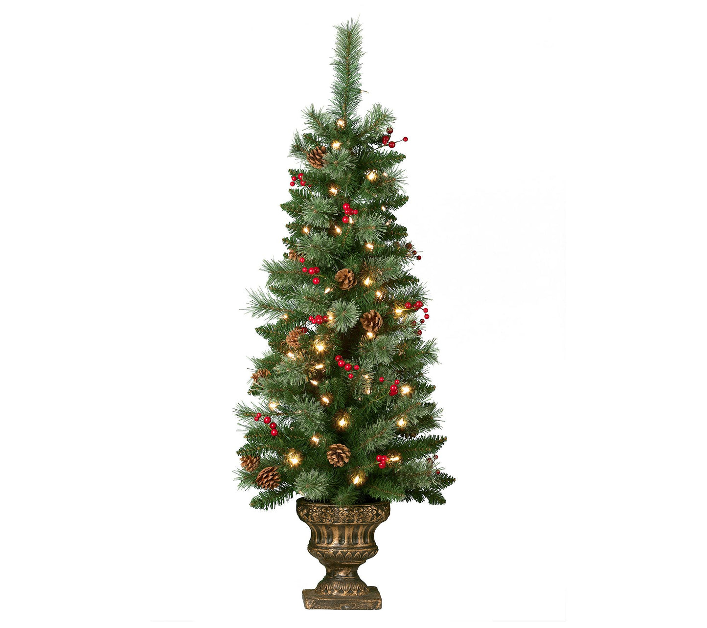 Haute Decor Carolina 48" Pre-Lit Indoor/Outdoor Porch Tree