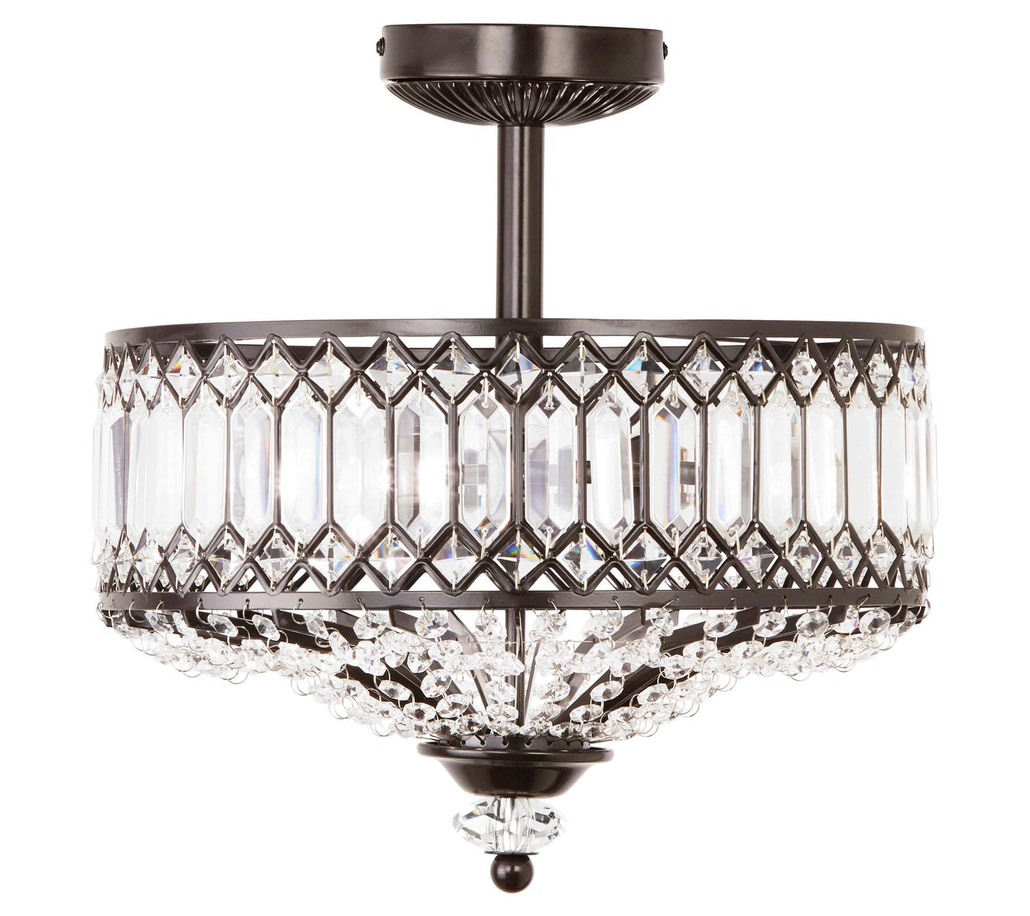 River of Goods 15.25"H Semi-Flush Mount Lighting Fixture