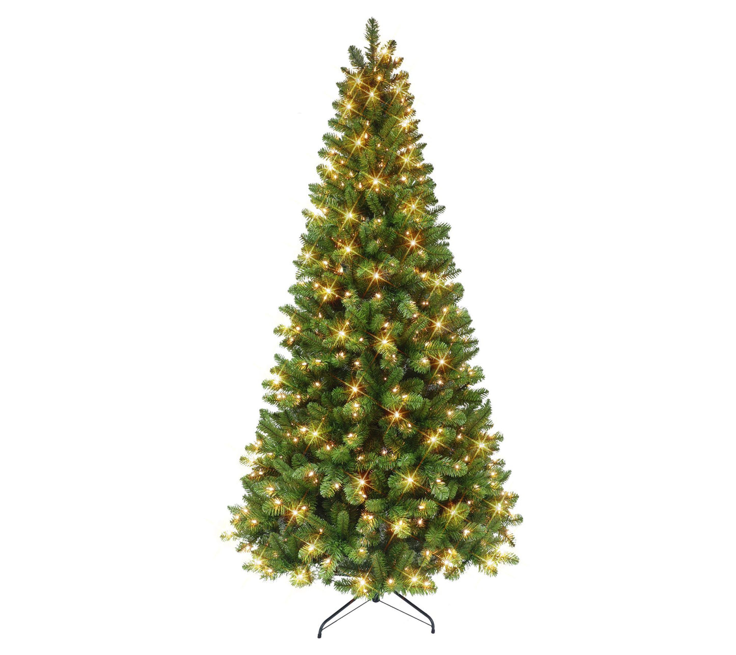 Puleo 7.5 ft Pre-lit Virginia Pine Tree, 1107 tips