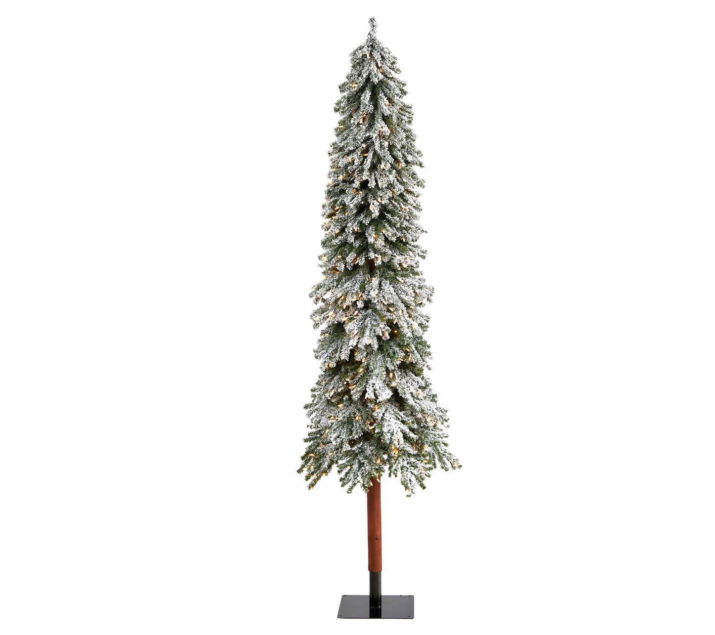 Nearly Natural 8' Flocked Grand Alpine ChristmaTree