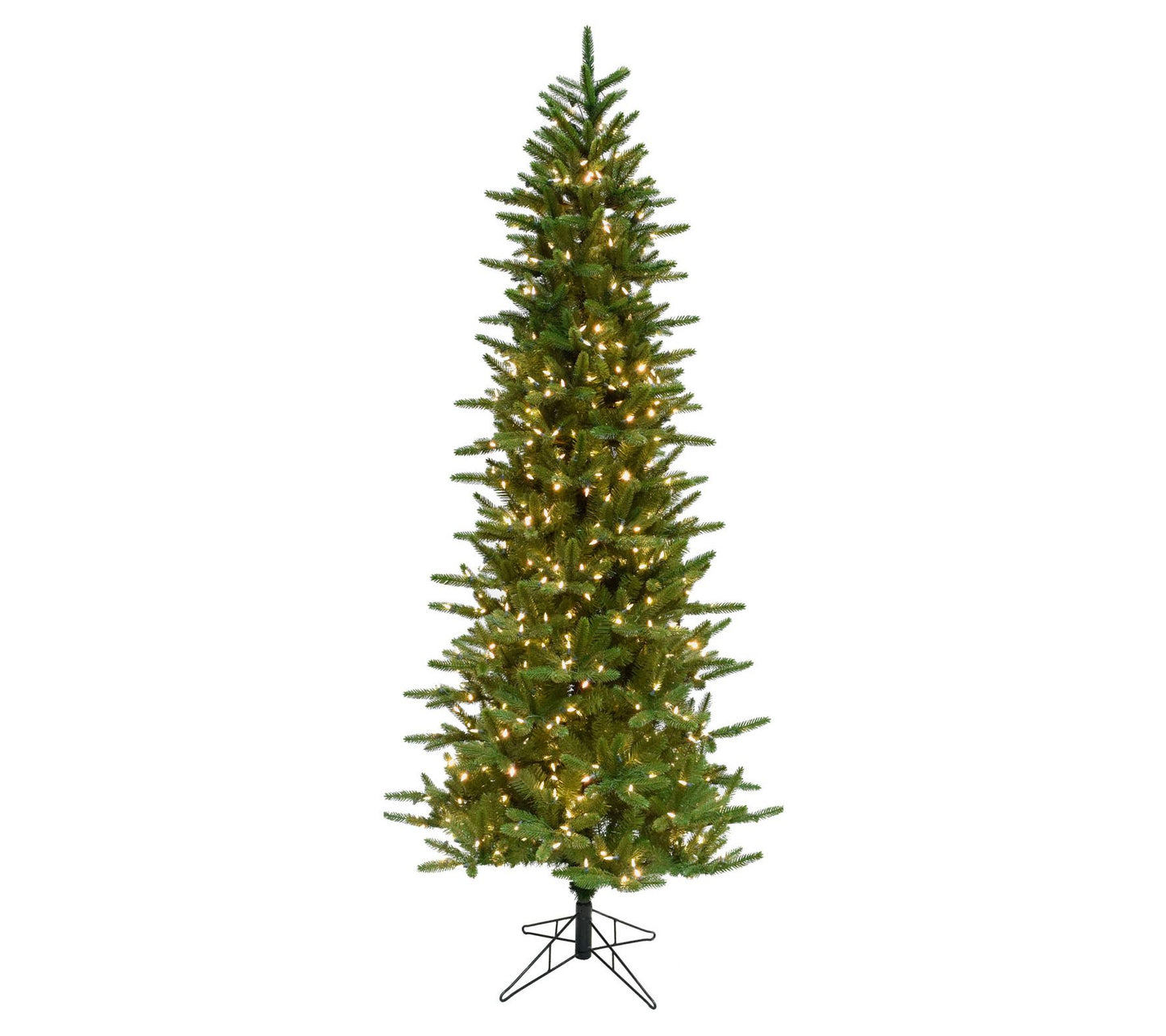 Fraser Hill Farm 6.5 Ft. Carmel Pine Slim Artif icial Christma