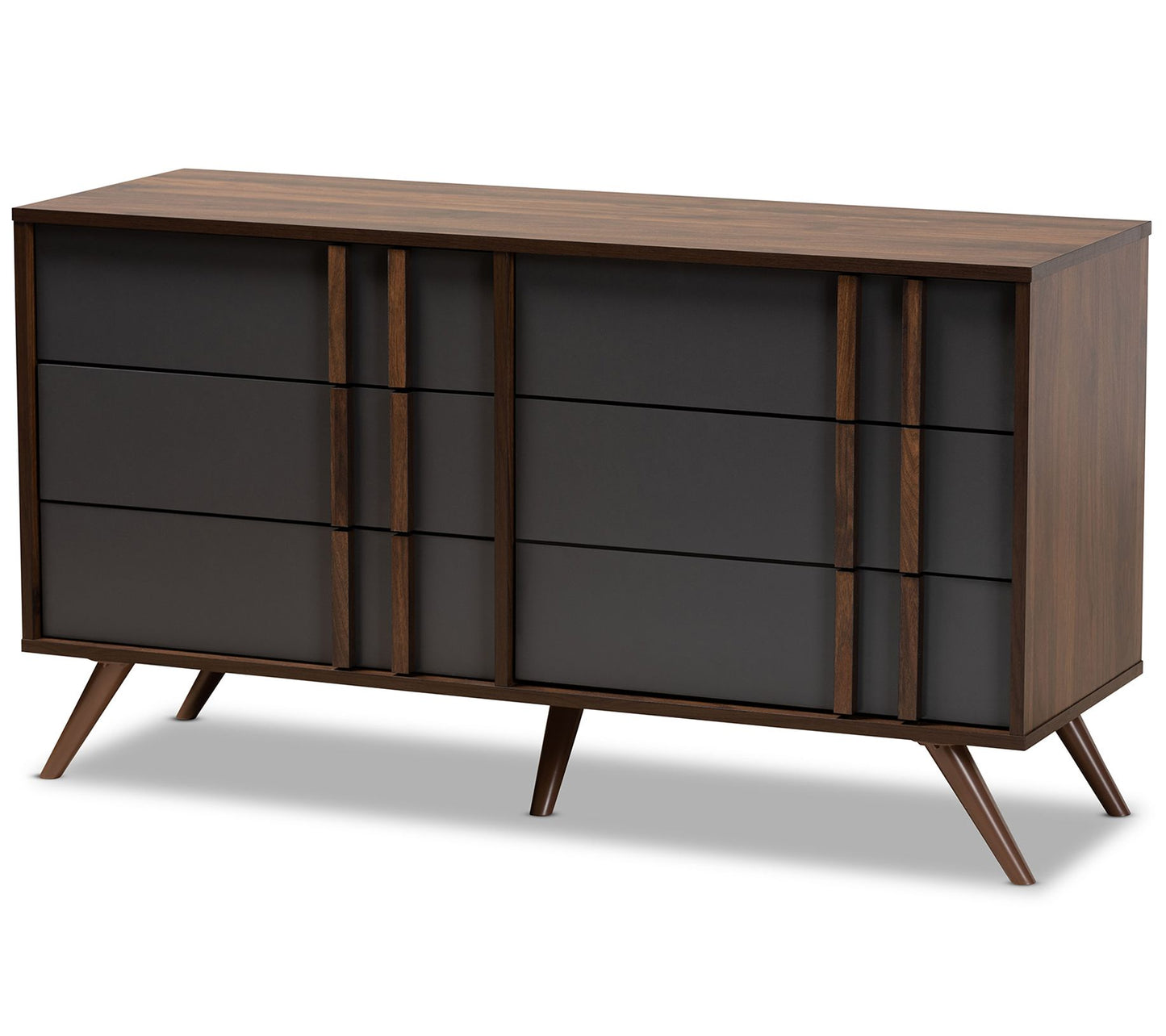 Naoki Modern and Contemporary Two-Tone Bedroom Dresser