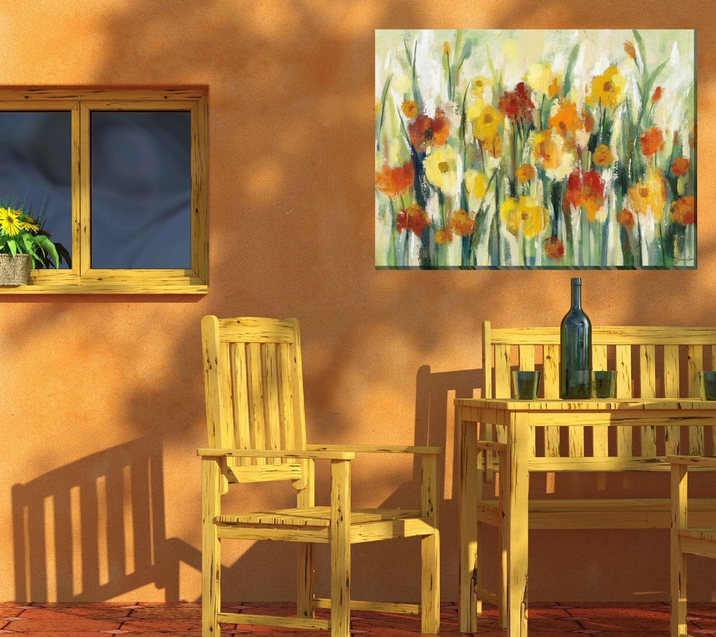 West of the Wind September Sun Outdoor Canvas Art 40x30