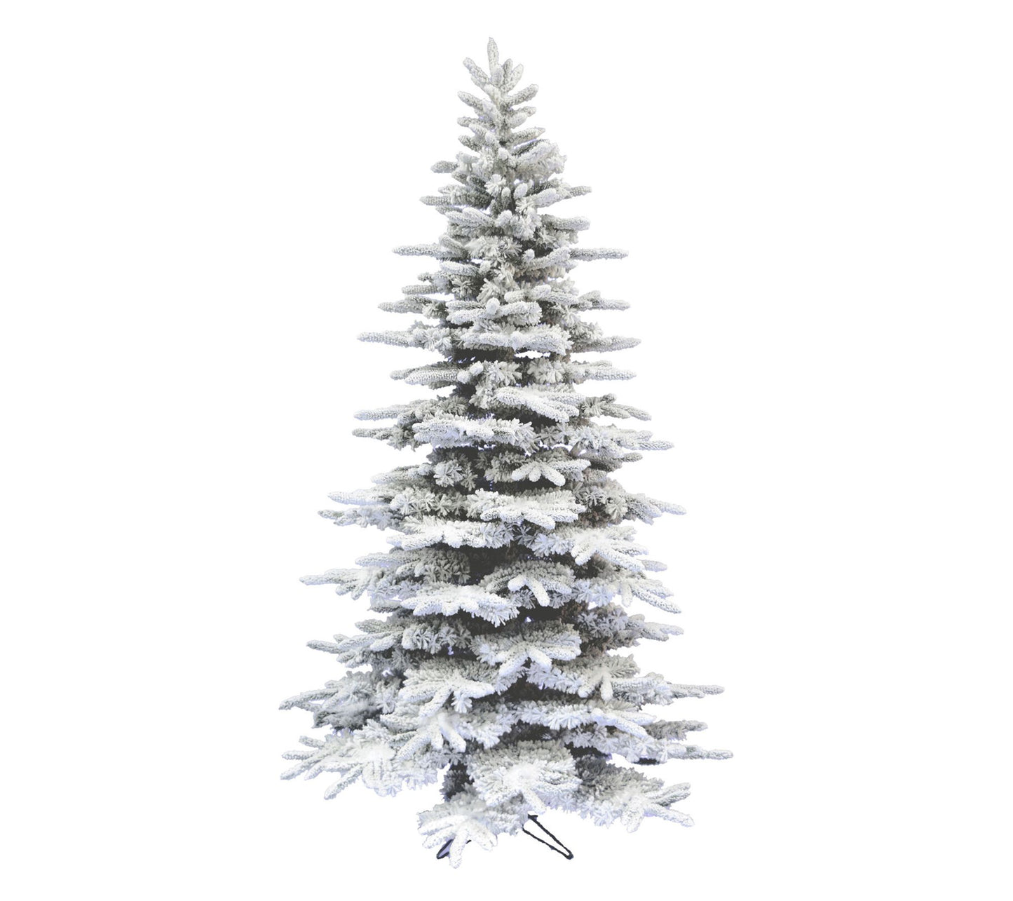 Fraser Hill Farm 7.5-Ft. Flocked Pine Valley Ch ristmas Tree