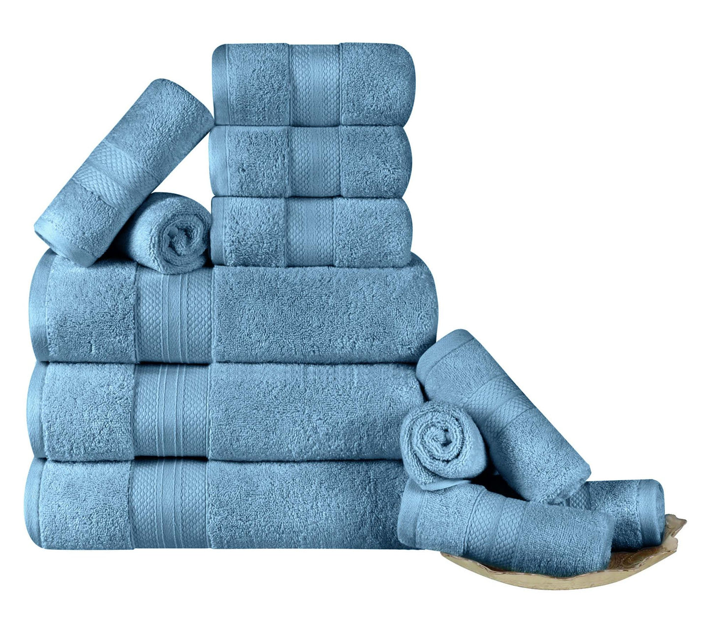Superior Turkish Cotton 12-PC Towel Set