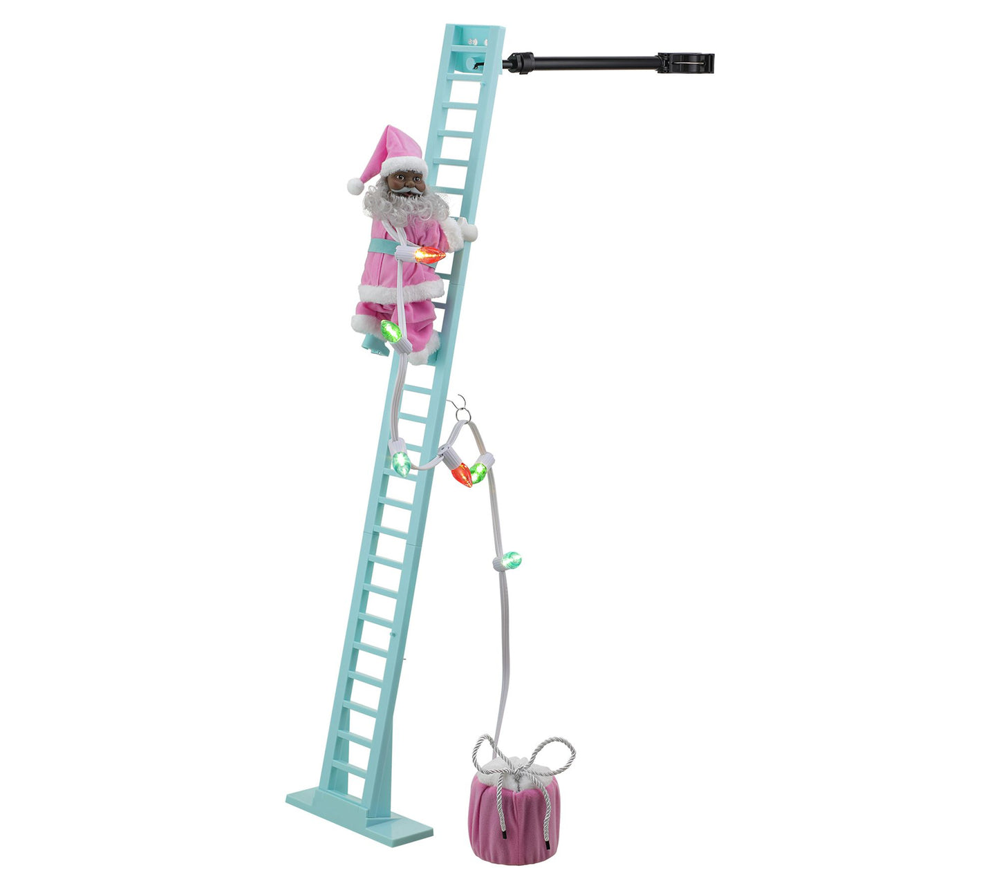 Mr. Christmas 40" Musical Pastel Super Climbing Santa