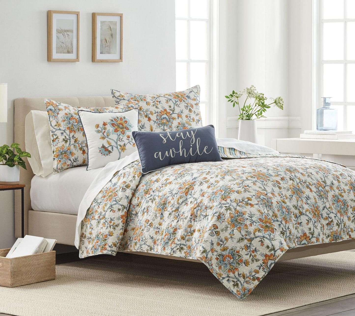 Ainsley 3pc Full/Queen Quilt Set by Valerie