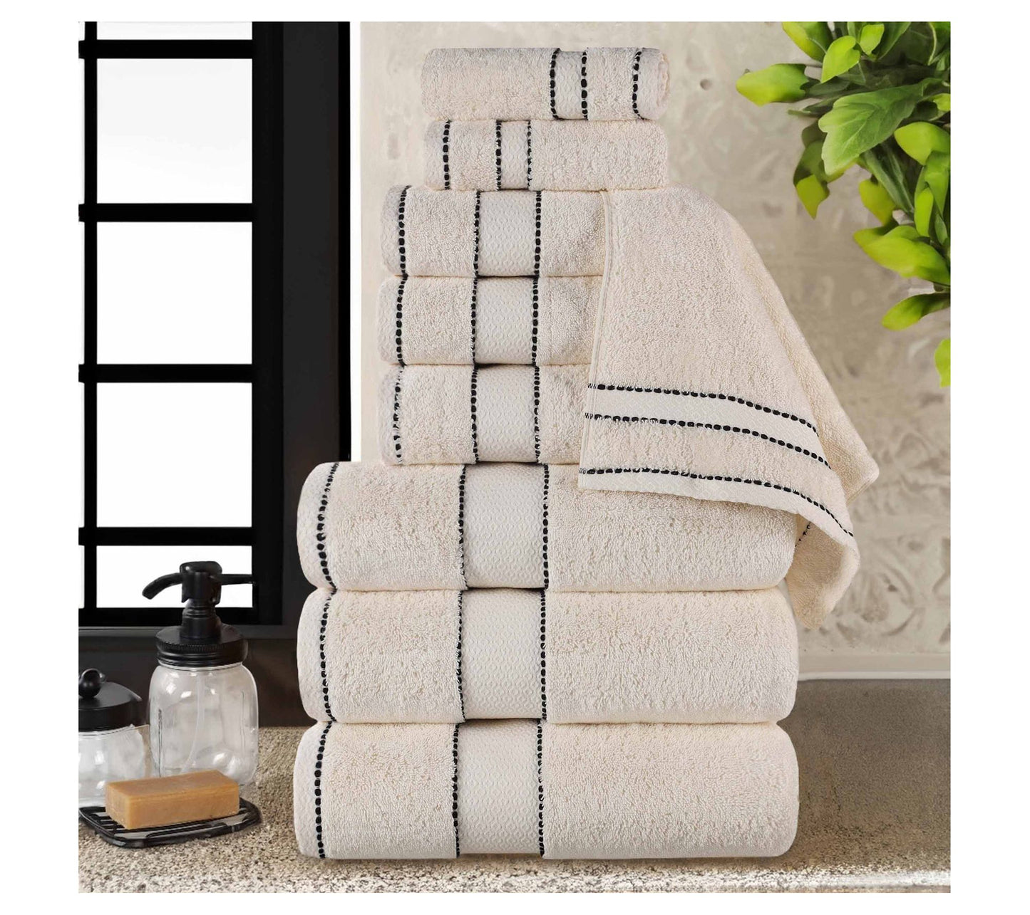 Superior Niles Egyptian Giza Cotton Ultra-Plush9-PC Towel Set