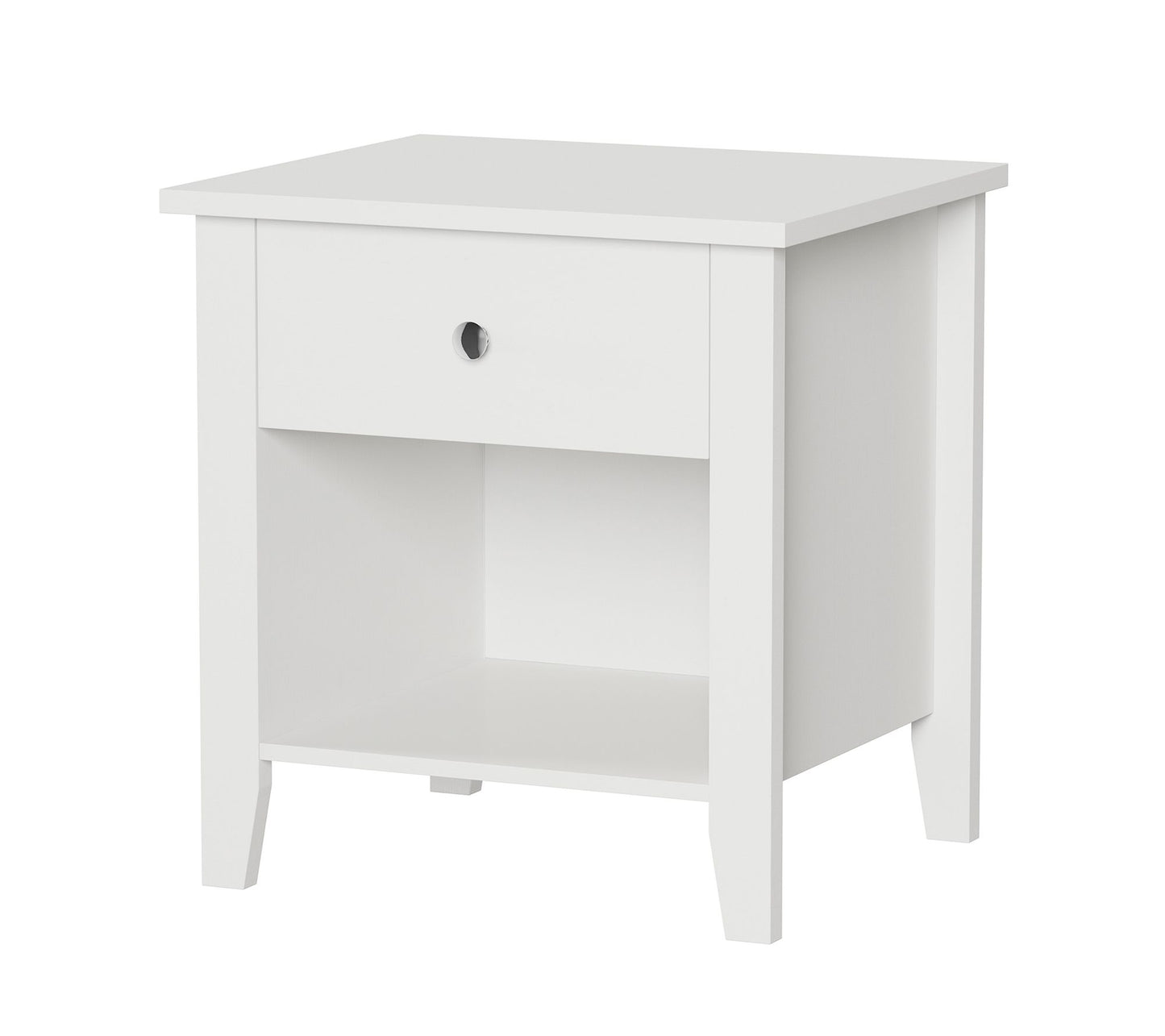 Lavish Home End Table with Drawer Traditional Style Table