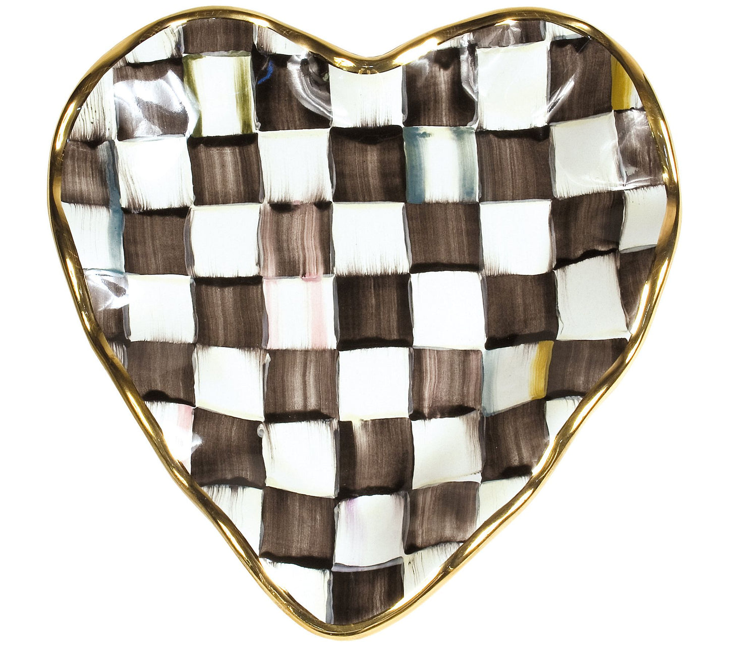 MacKenzie-Childs Ceramic Heart Plate