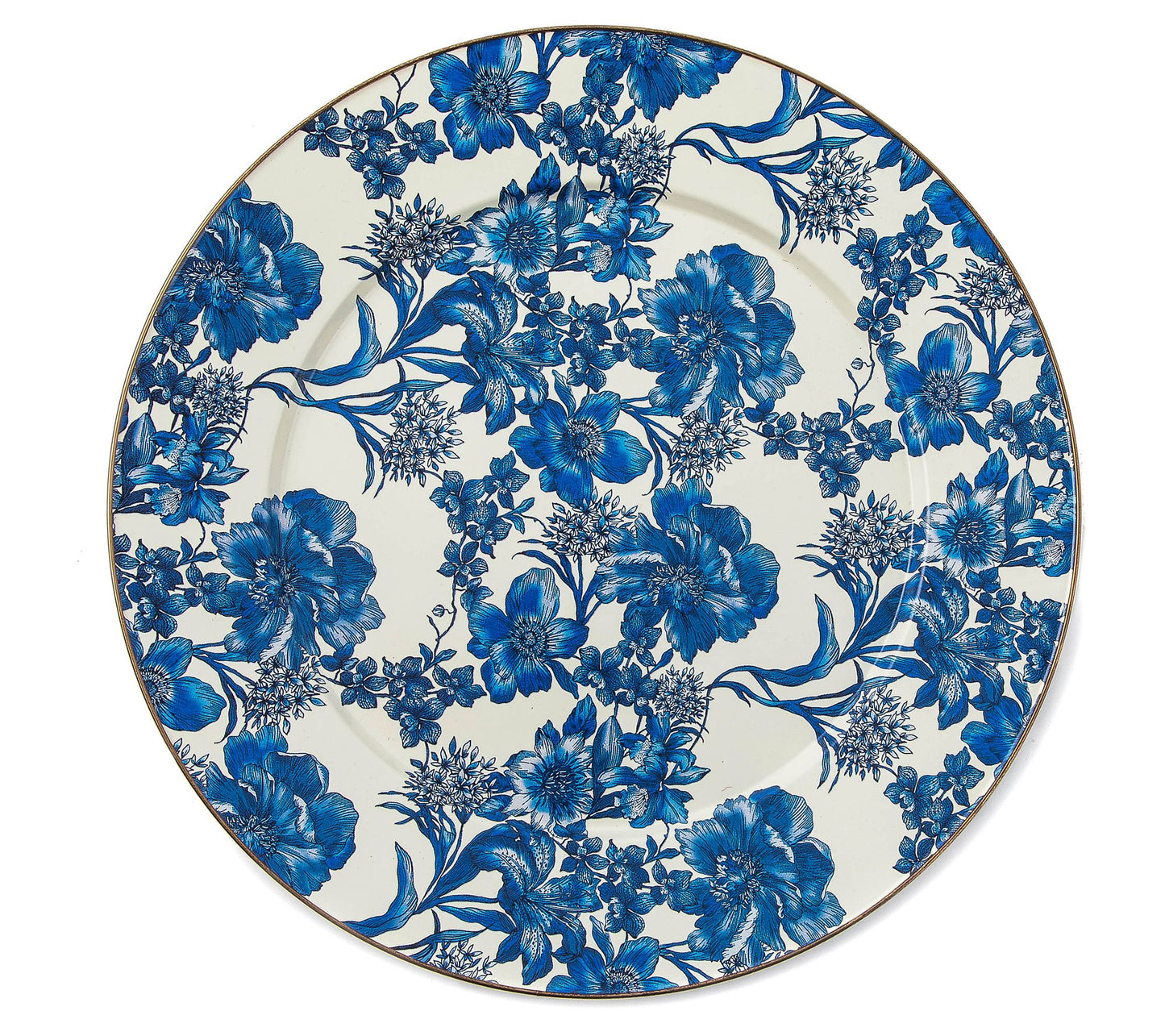 MacKenzie-Childs Royal English Garden Enamel Serving Platter