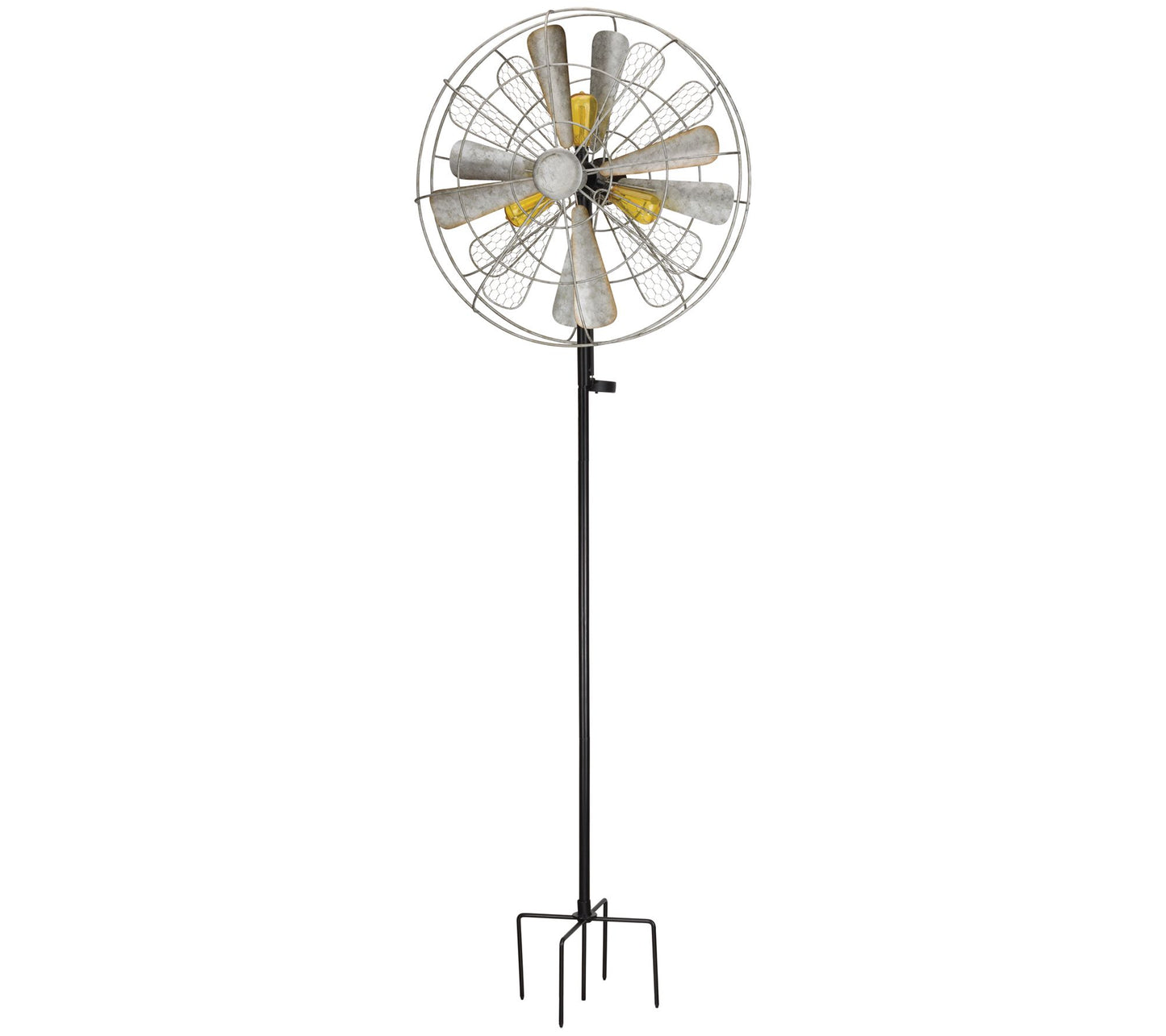 Regal Art & Gift Solar Wind Spinner Stake - Edison