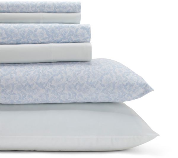 Laura Ashley Belle - Cotton Blue King Sheet Set