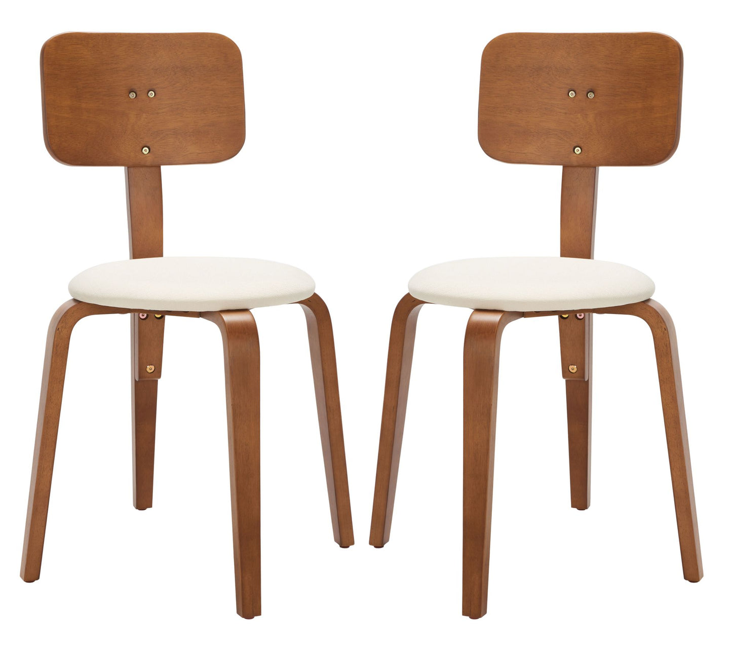 Safavieh Jo Upholstered Stackable Dining Chair(Set of 2)