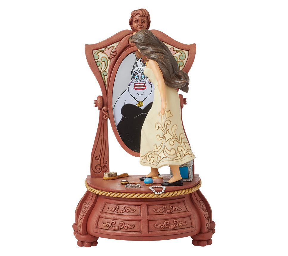 Jim Shore Disney Traditions Vanessa Ursula Vanity Scene 11"