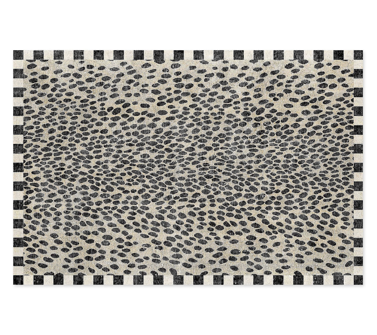 MacKenzie-Childs Snow Leopard 3' x 5' WashableRug