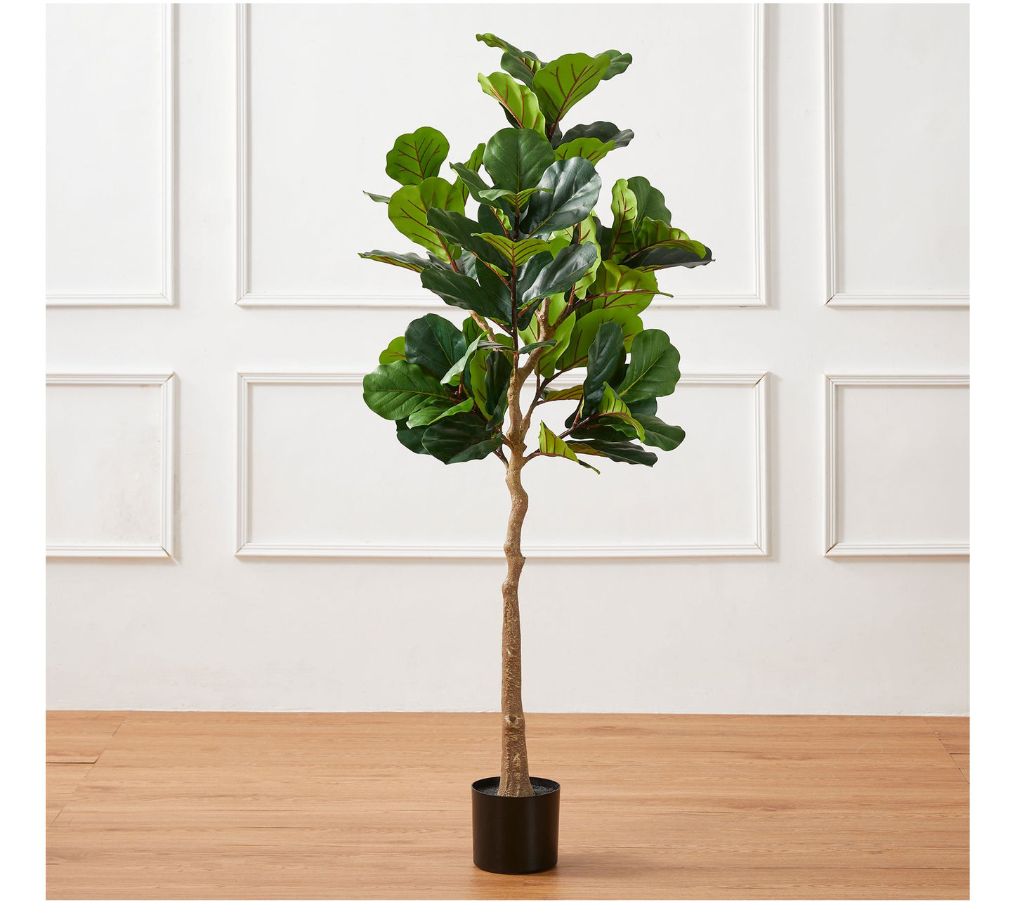 Glitzhome 5ft Faux Fiddle Leaf Fig Tree In Pot