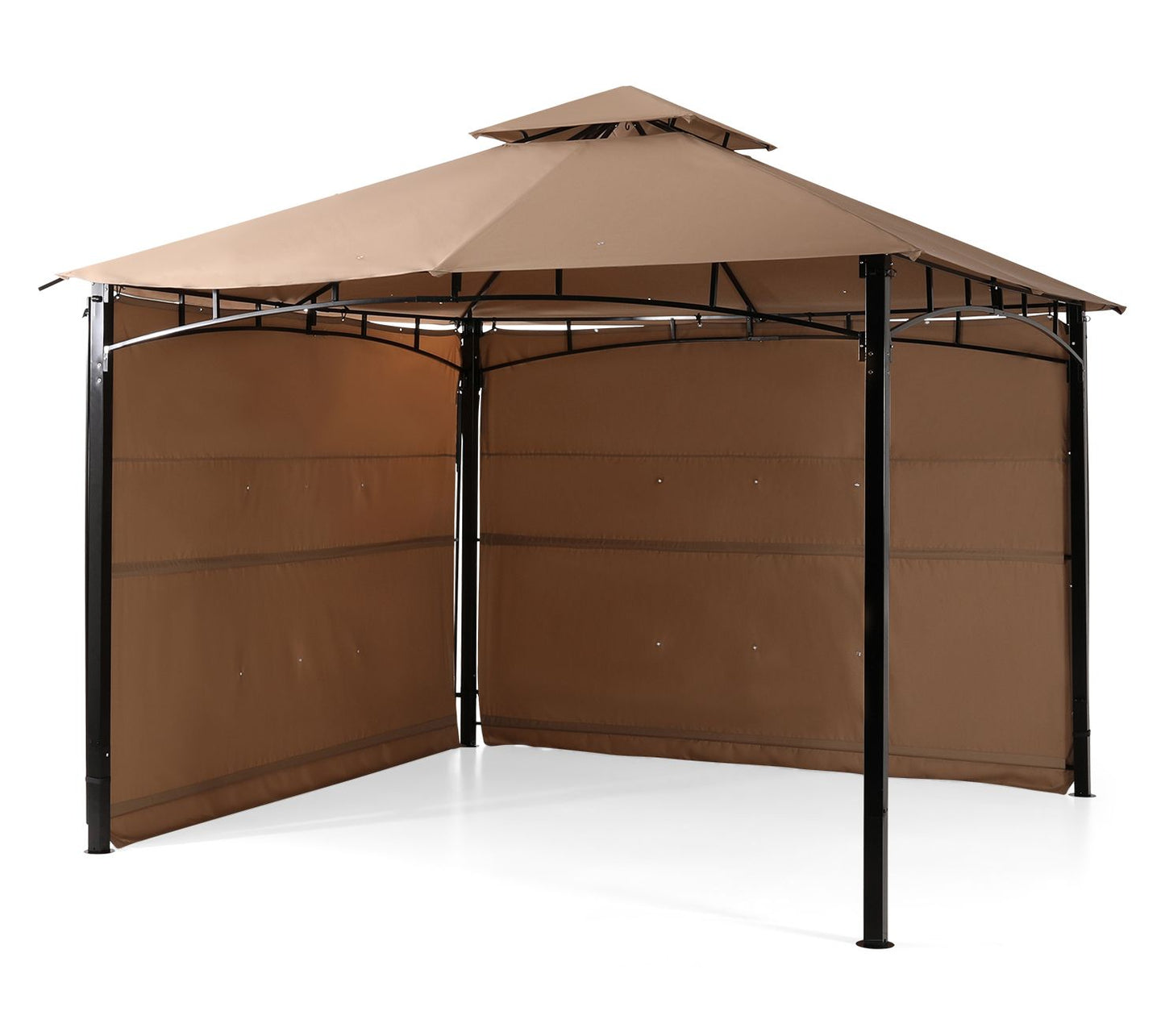 Backyard Expressions 10'x10' Gazebo wTwo Extending Side Panels