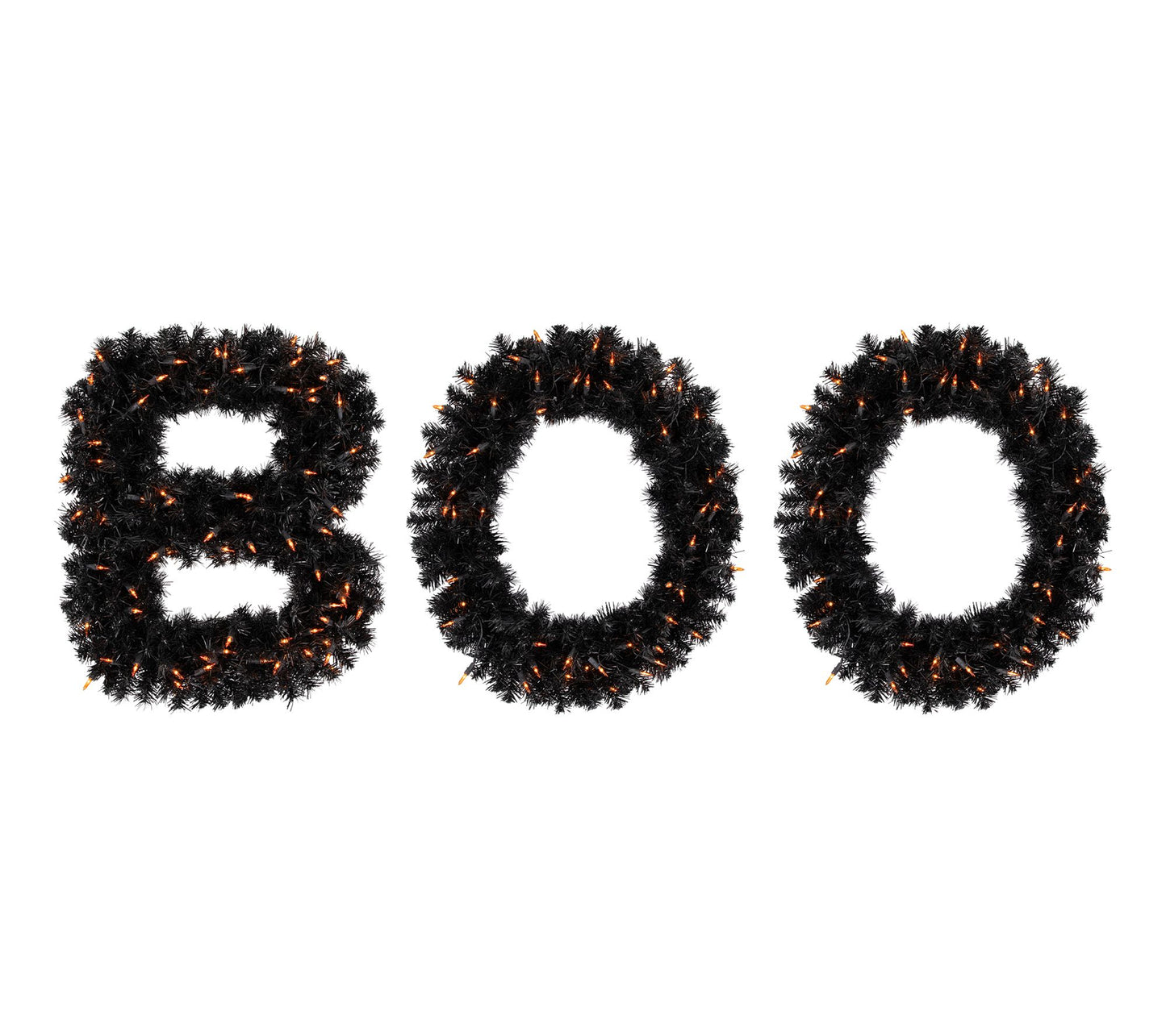 Northlight Letter "Boo" Yard Halloween Sign with Orange Lights