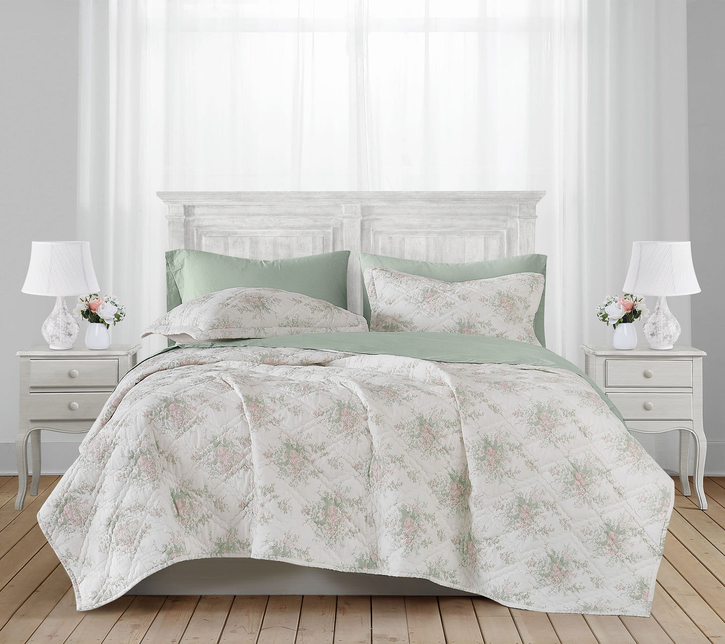 The Farmhouse by Rachel Ashwell English GardenF/Q Quilt Set