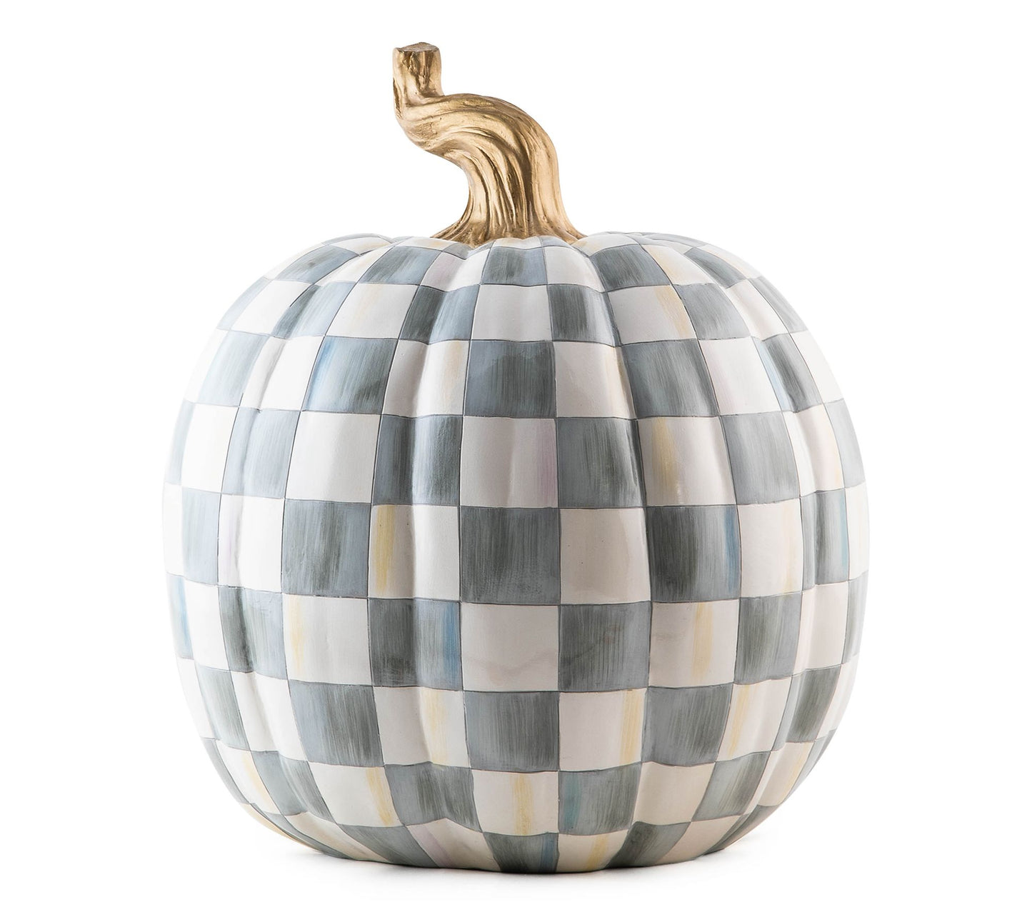 MacKenzie- Childs Large Size Signature Check Pumpkin