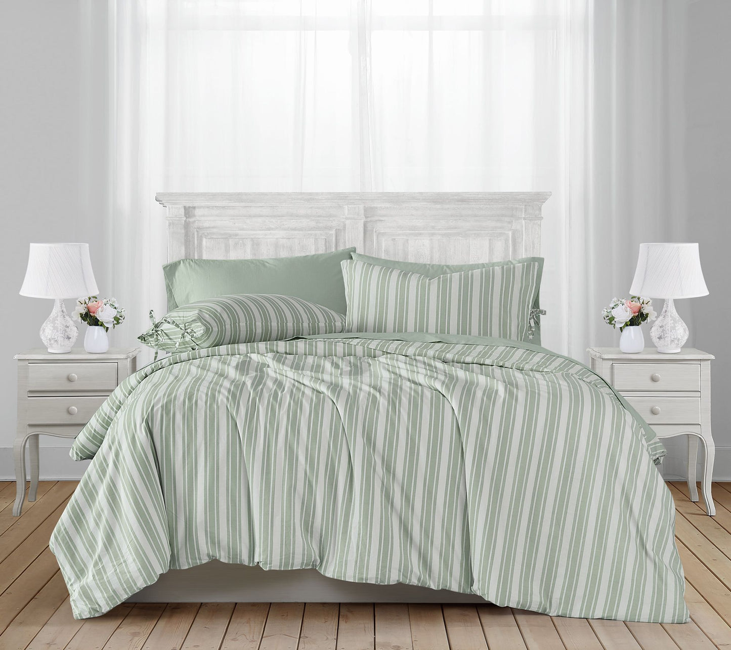 The Farmhouse by Rachel Ashwell Ticking StripeComforter Set