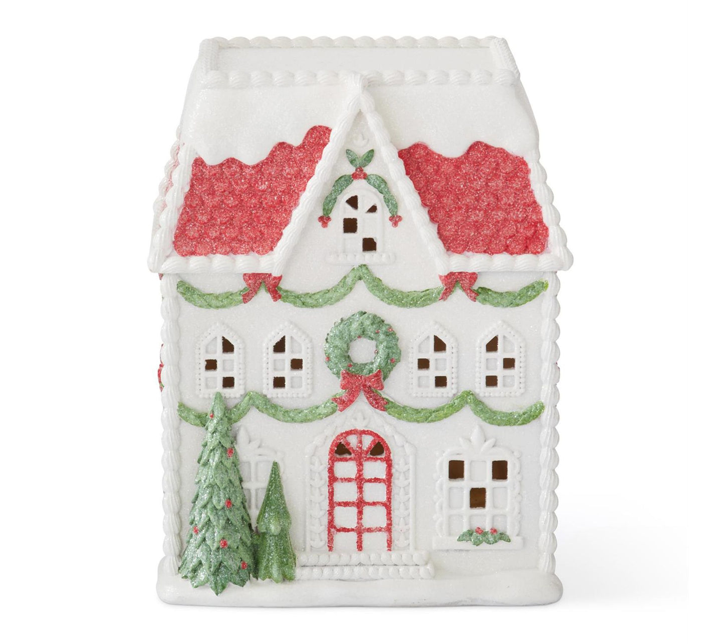 RC Home Decor 16" Modern Gingerbread House with LED Lights