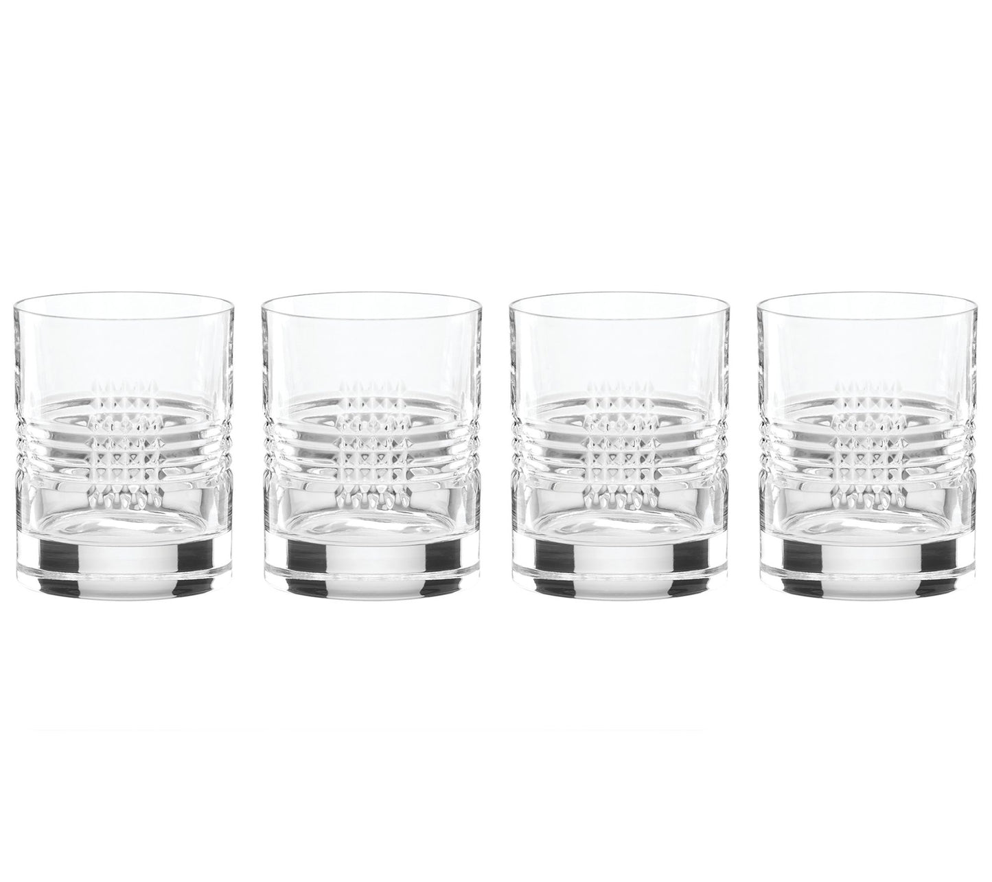 Lenox Sloane Set of (4) 12-oz Double Old Fashioned Glasses