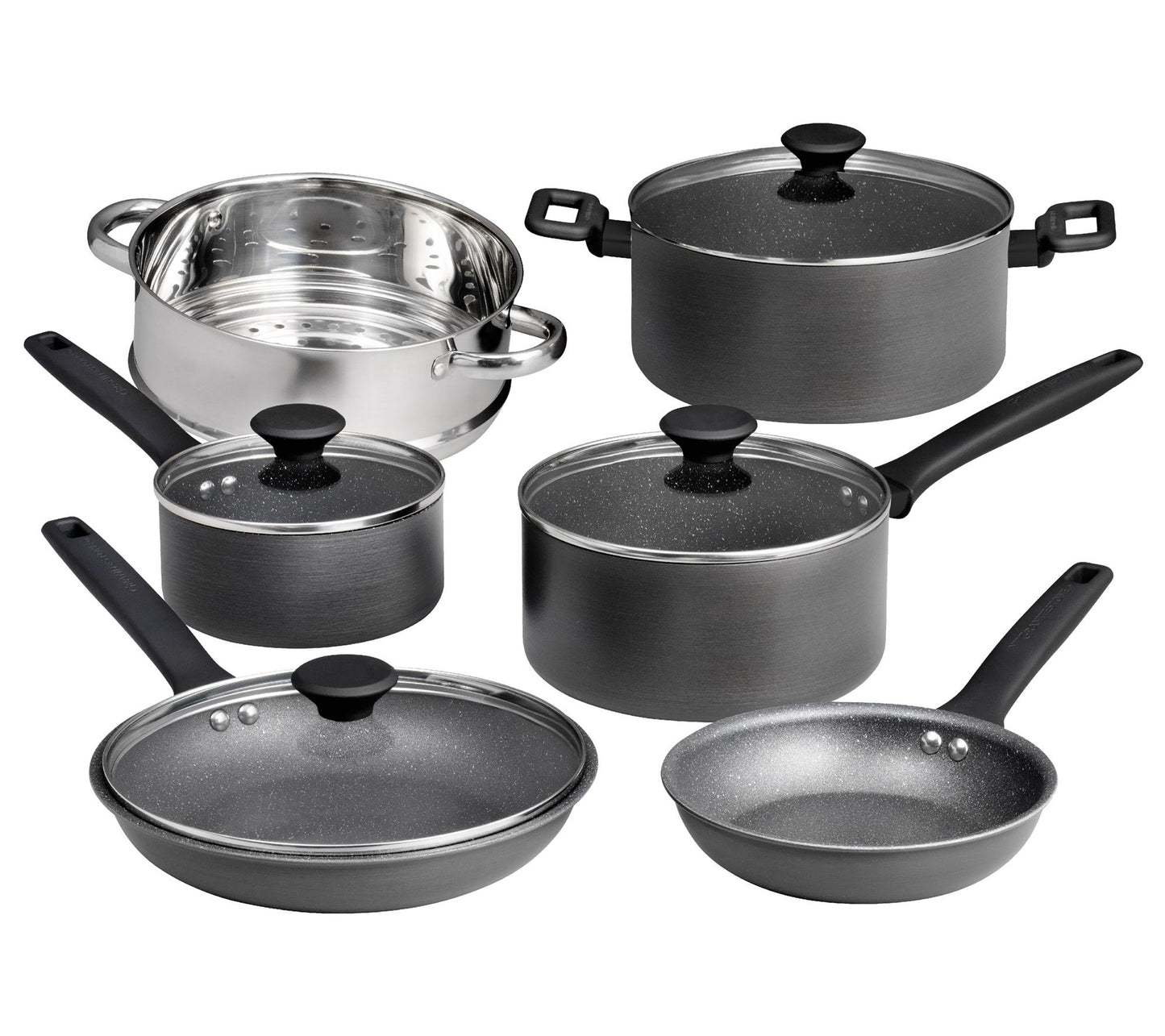 Granitestone Pro Premiere 10-Piece Hard Anodized Cookware Set