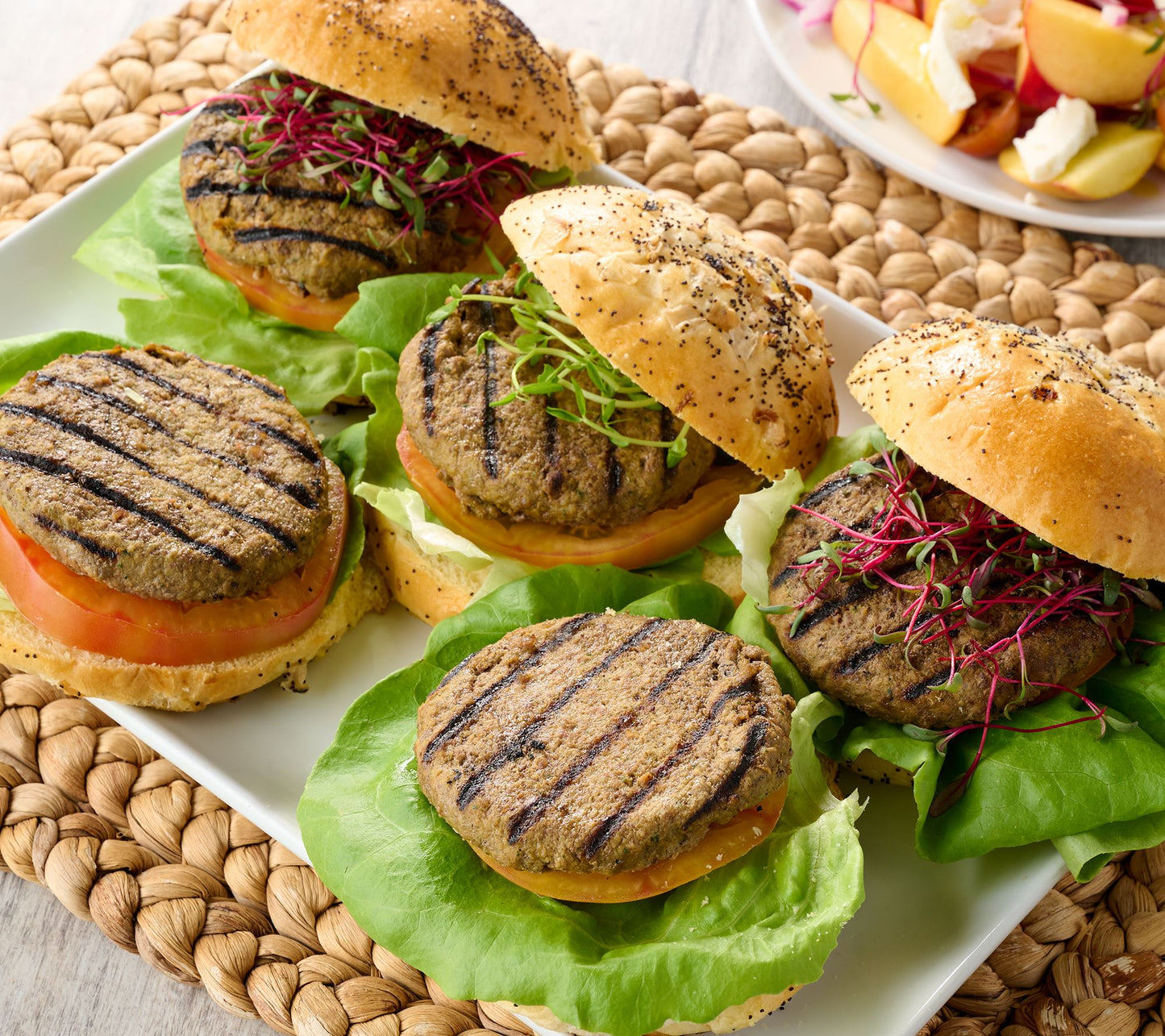 Grateful Eats (20) 4 oz. Beef & Veggie Blend Burger Patties