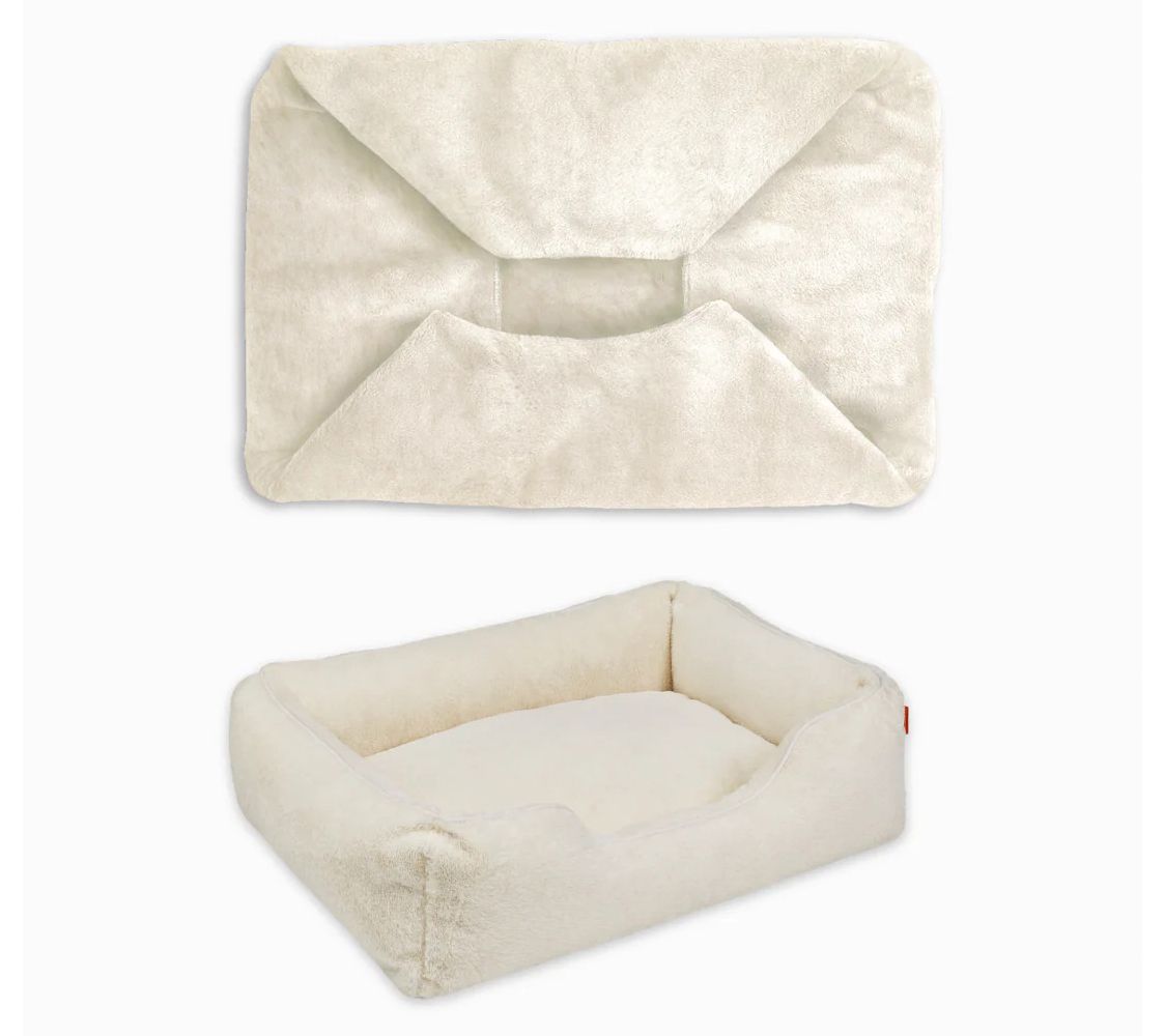 Fuzi Pets The Sammy Washable Plush Pet Bed w/ Extra Cover - Lg