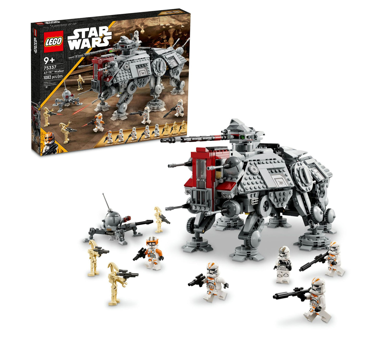 LEGO Star Wars AT-TE Walker 75 337 Building Ki t - 1082 Pcs