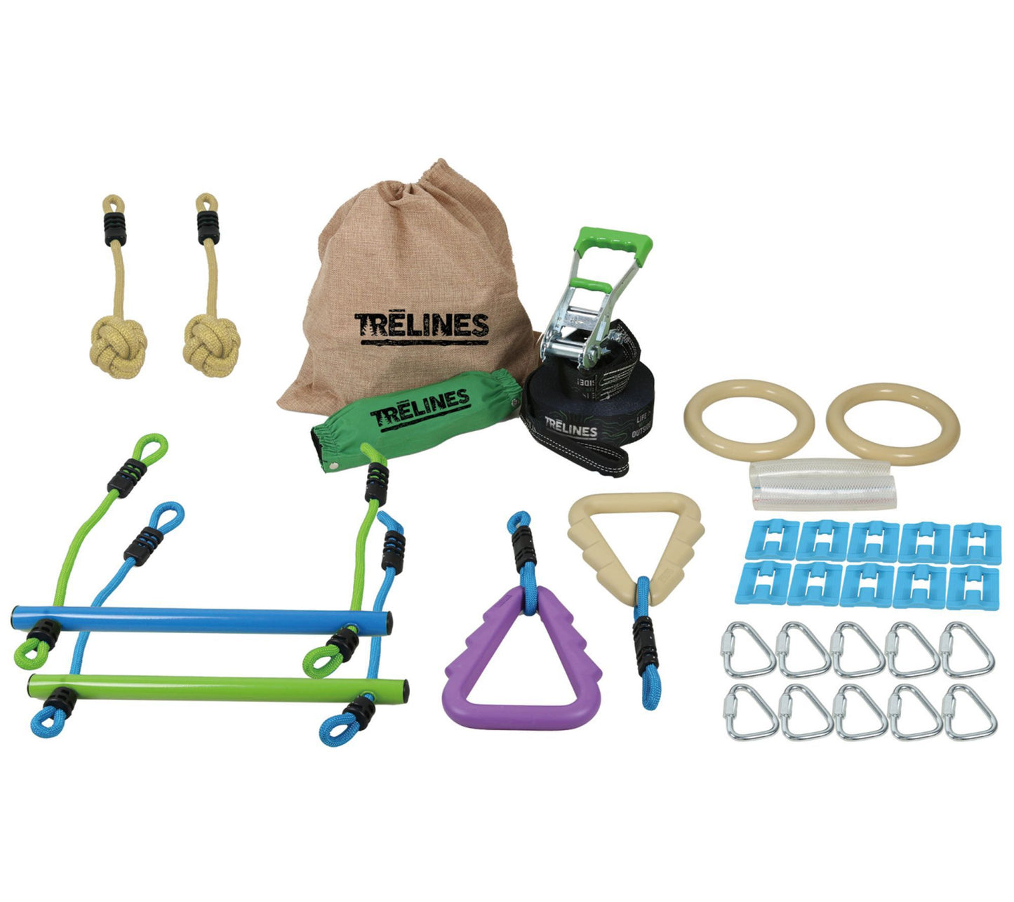 Hape Treslines 36 ft Ninja Warrior Course