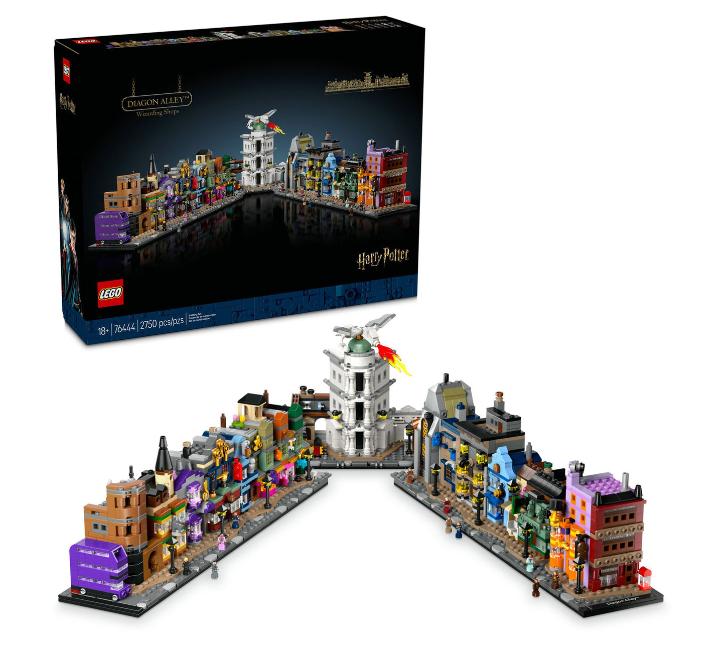 LEGO Harry Potter Diagon Alley Wizarding ShopsSet 76444