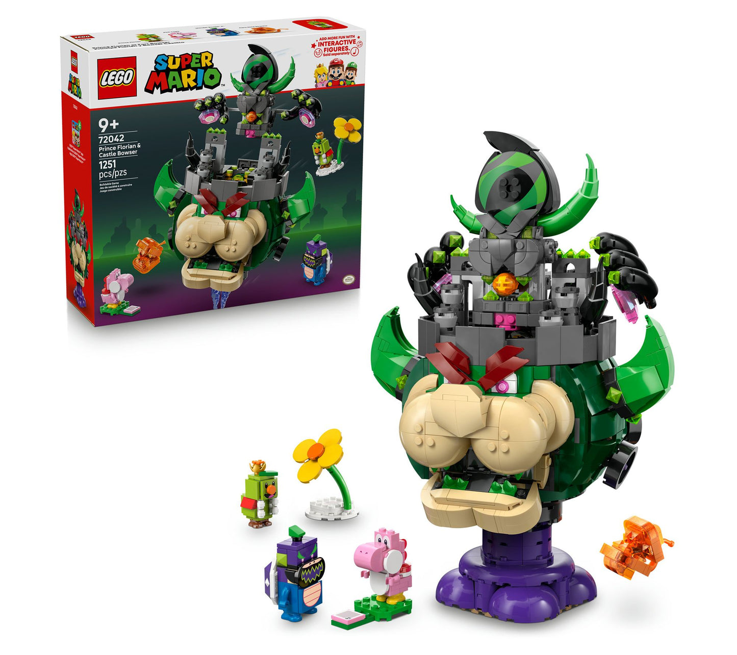 LEGO Super Mario Prince Florian & Castle BowserToy for Preten