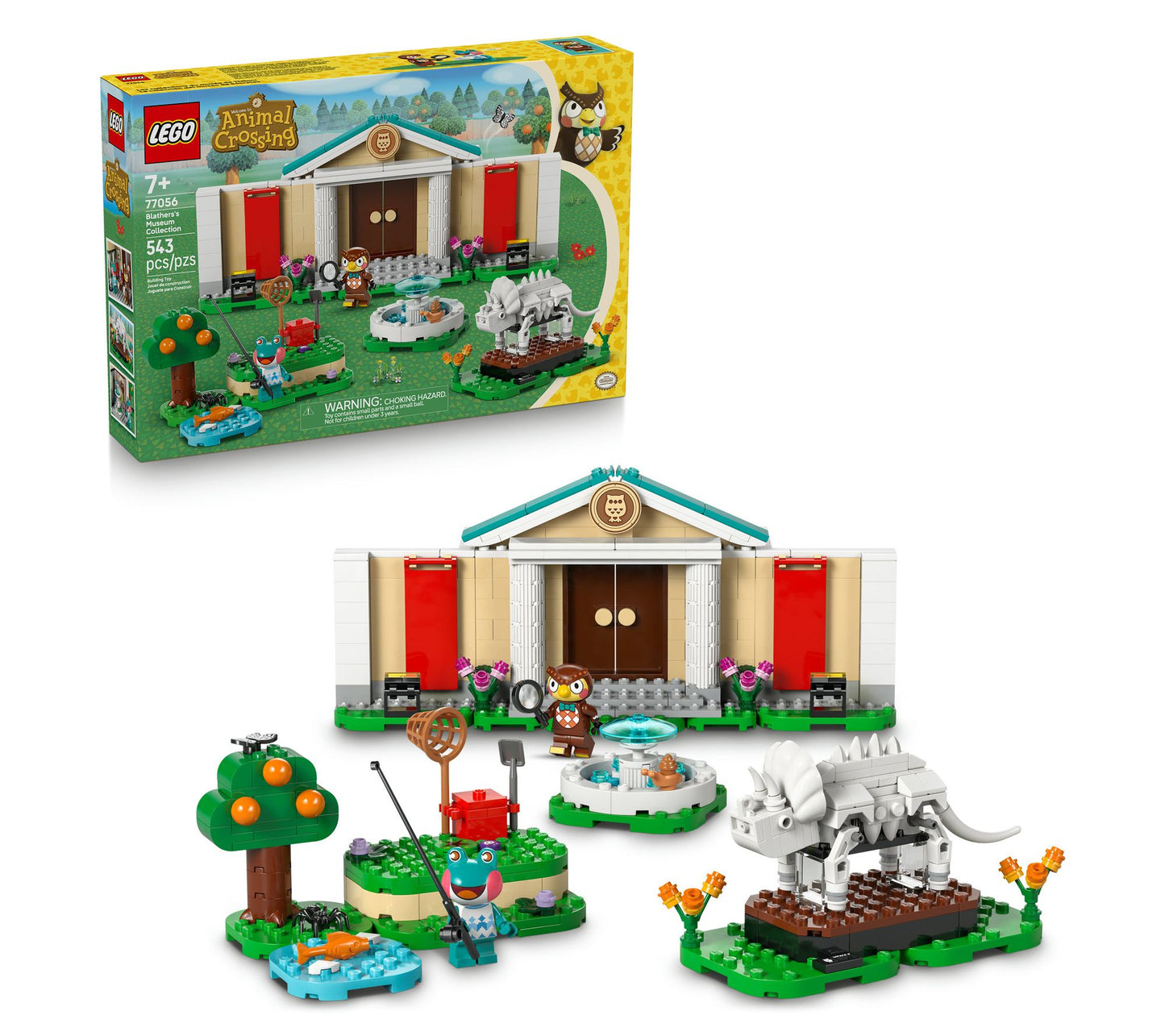 LEGO Animal Crossing Blathers's Museum Collection Model Kit Bu