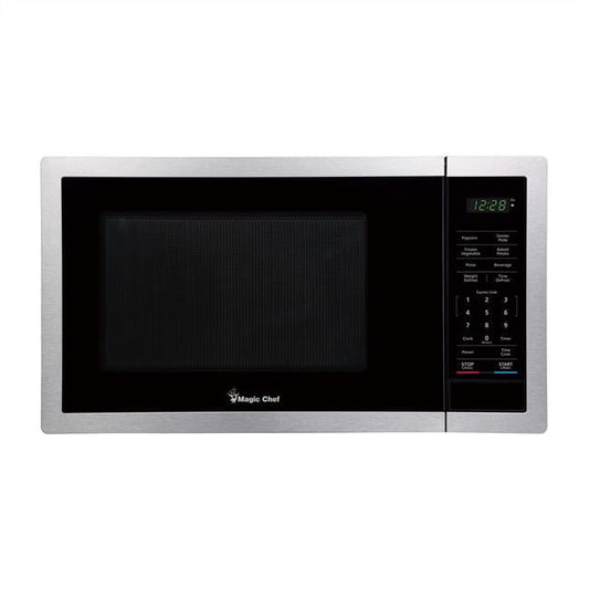 0.9 cu. ft. 900W Countertop Digital Touch Microwave - Silver