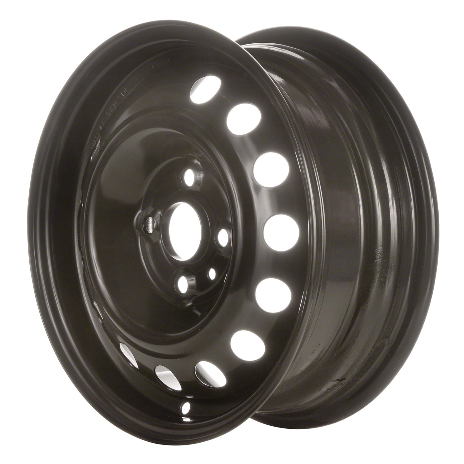 Remanufactured Painted Black Steel Wheel 14 x 5.5 529101G105 fits 2006-2017 Hyundai Accent