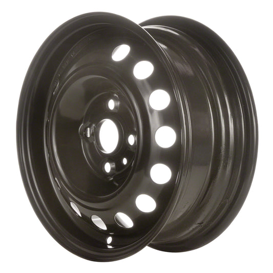 Remanufactured Painted Black Steel Wheel 14 x 5.5 529101G105 fits 2006-2017 Hyundai Accent