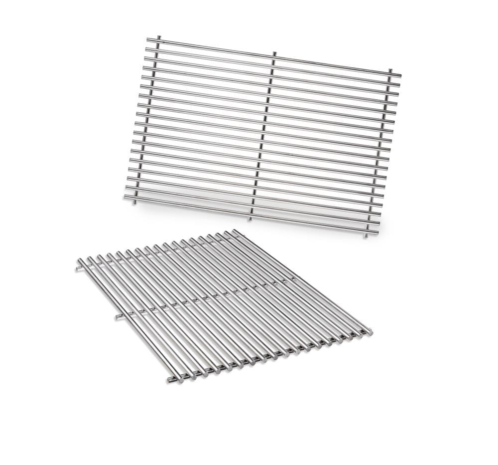 Weber 19.5-in x 13-in 2-Pack Rectangle Stainless Steel Cooking Grate 7528