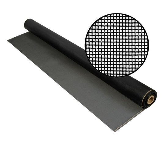 Phifer No-See-Um 72-in x 100-ft Charcoal Fiberglass Screen mesh