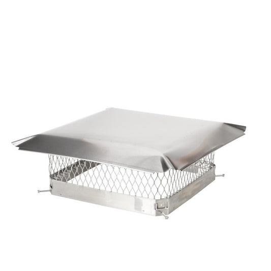 Draft King 18-in W x 18-in L Stainless Steel Stainless Steel Square Chimney Cap SS1818U