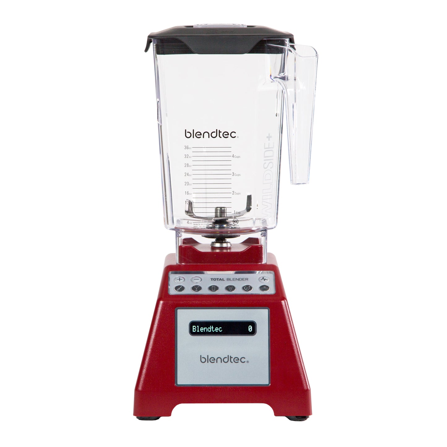 Restored Blendtec TB-631-25RECOND Total Classic Original WildSide+ 90oz Jar Blender Red - (Refurbished)