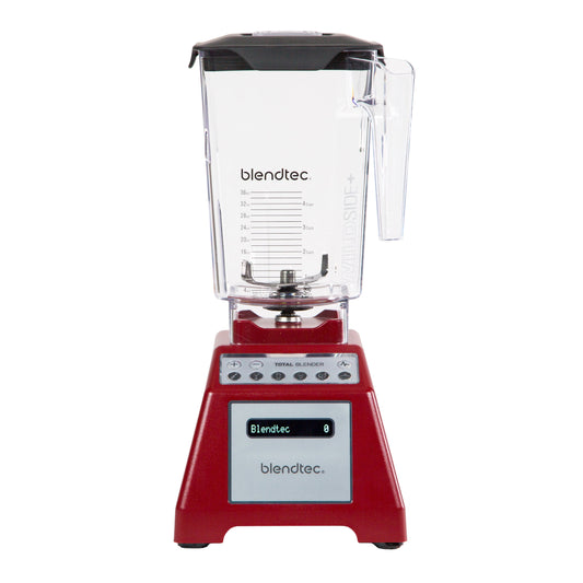 Restored Blendtec TB-631-25RECOND Total Classic Original WildSide+ 90oz Jar Blender Red - (Refurbished)