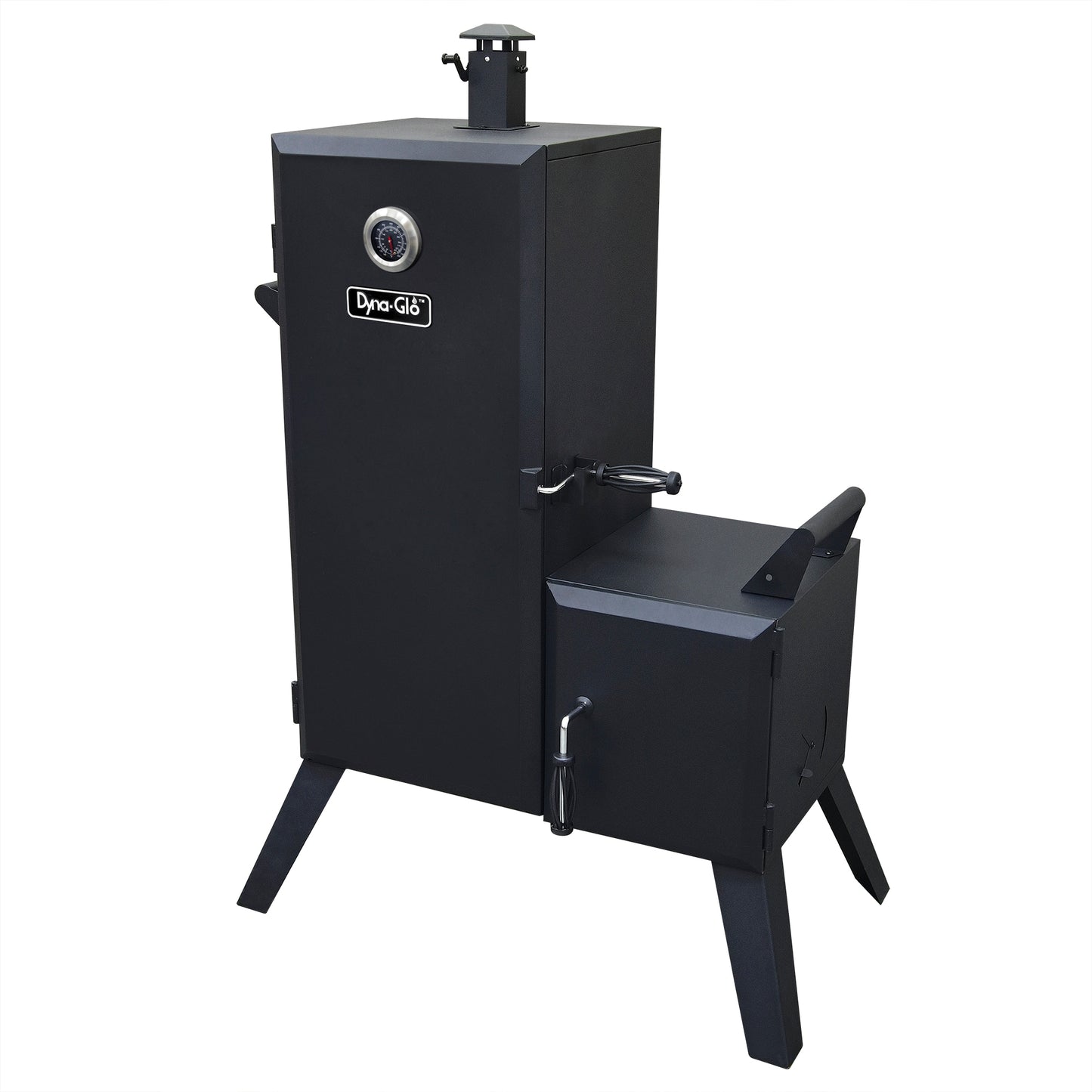 Dyna-Glo 1176-Sq in Black Vertical Charcoal Smoker DGO1176BDC-D