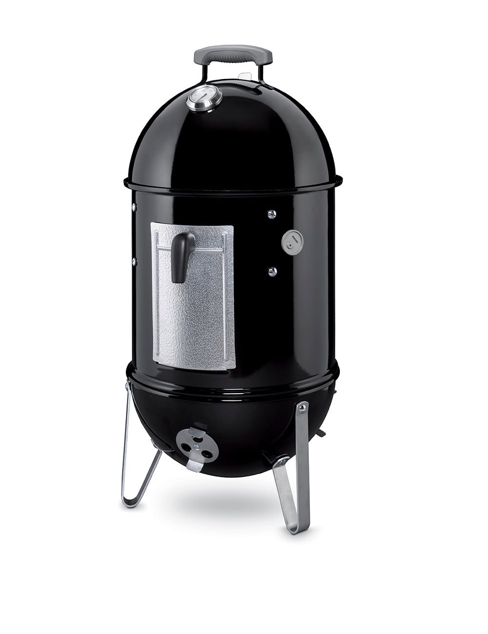 Weber 14-in Smokey Mountain Cooker 286-Sq in Black Porcelain-enamel Vertical Charcoal Smoker 711001