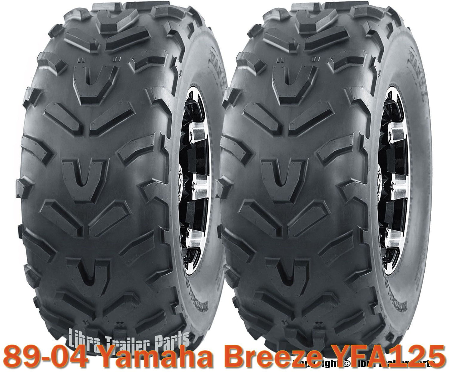 Set 2 WANDA ATV Tires 20X7-8 /6PR for 89-04 Yamaha Breeze YFA125
