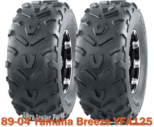 Set 2 WANDA ATV Tires 20X7-8 /6PR for 89-04 Yamaha Breeze YFA125