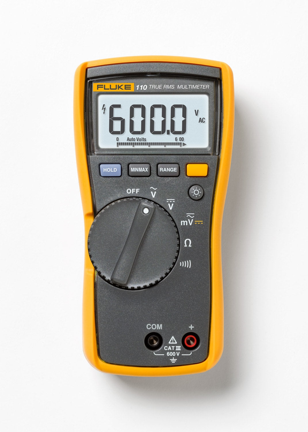 Fluke 110 Plus Electrical True-rms Digital Display Multimeter 10 Amp 600-Volt FLUKE-110 PLUS-LW