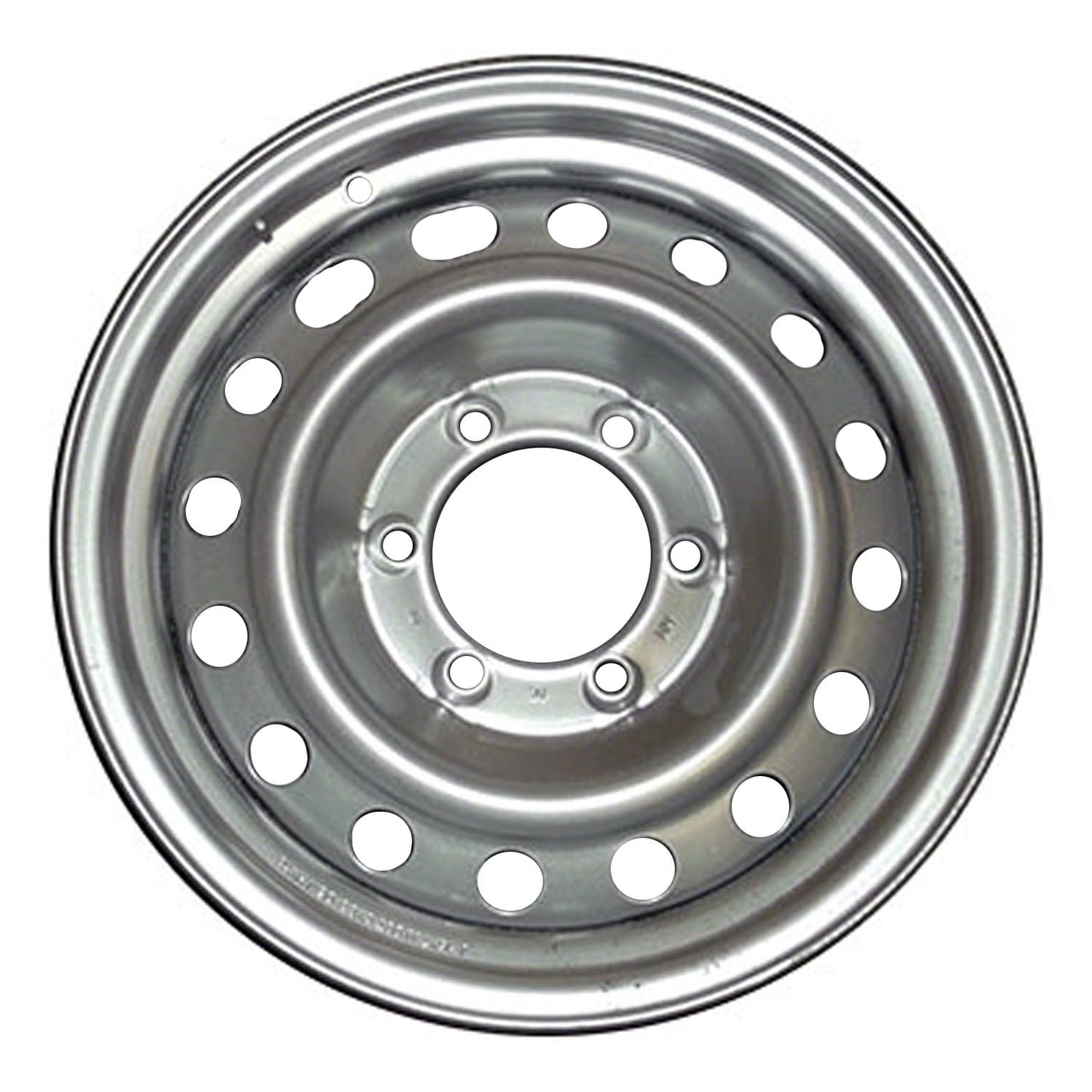 Remanufactured Painted Silver Steel Wheel 16 x 7 fits 2007-2013 Toyota Tacoma::4WD Models only